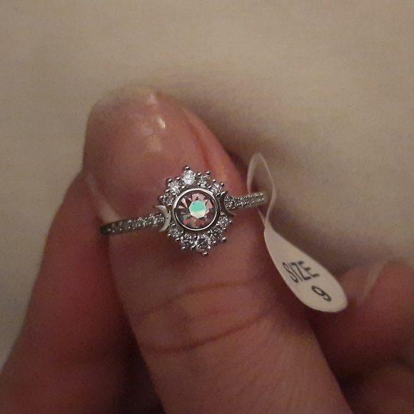 Sz 9 Moon ring - Picture 2 of 8